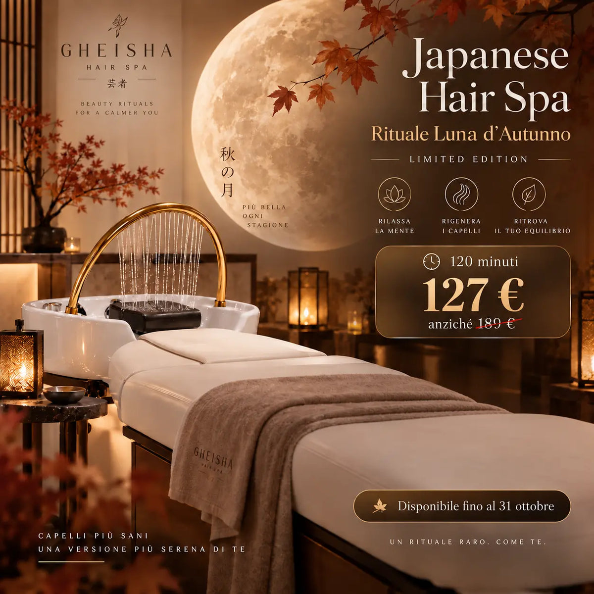 Japanese Hair Spa - Rituale Luna d'Autunno - Edizione Limitata